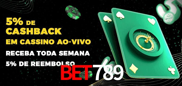 Promoções do cassino ao Vivo bet789